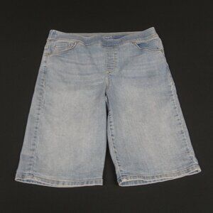 GLORIA VANDERBUILT AVERY SLIP ON DENIM WOMENS SHORTS SIZE 8 L393